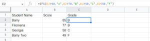IFS Function in Google Sheets: Easy Guide for 2026 | SSP