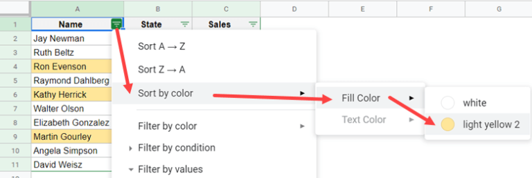 How to Sort by Color in Google Sheets (Easy Step-by-Step)