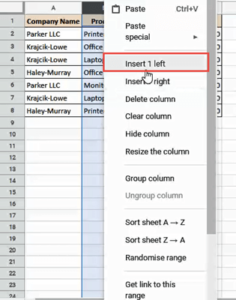 How to Insert Multiple Columns in Google Sheets (Easy Methods)