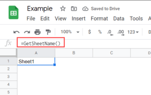 How to Get the Sheet Name in Google Sheets (Formula) - Spreadsheet Point