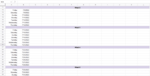 Social Media Calendar Google Sheets Templates