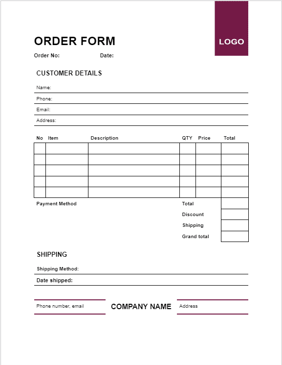 How To Create An Order Form In Google Docs At Danelle Perez Blog