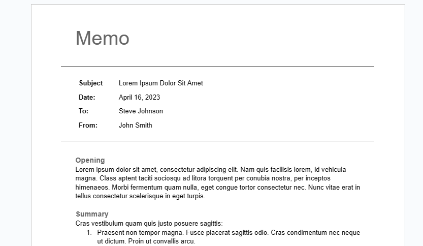 Download a Free Memo Template for Google Docs (3 Types)