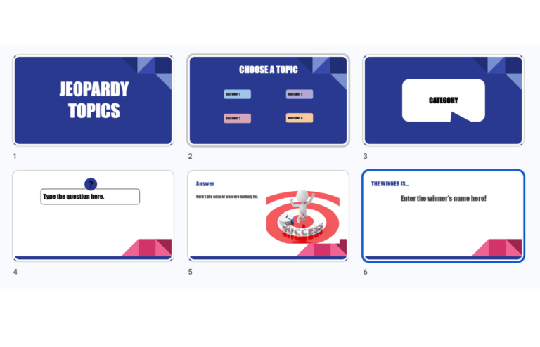 Free Jeopardy Template For Google Slides (3 Versions)
