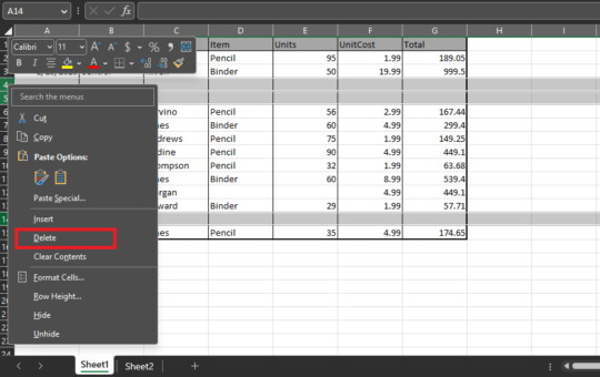 Excel Posts