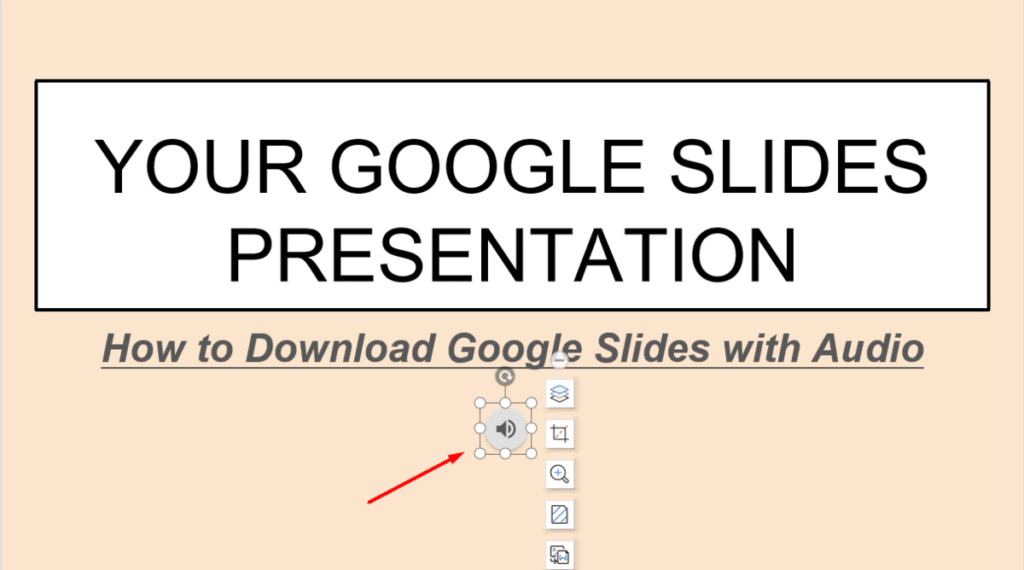 Speaker icon in PPT not working after file conversion