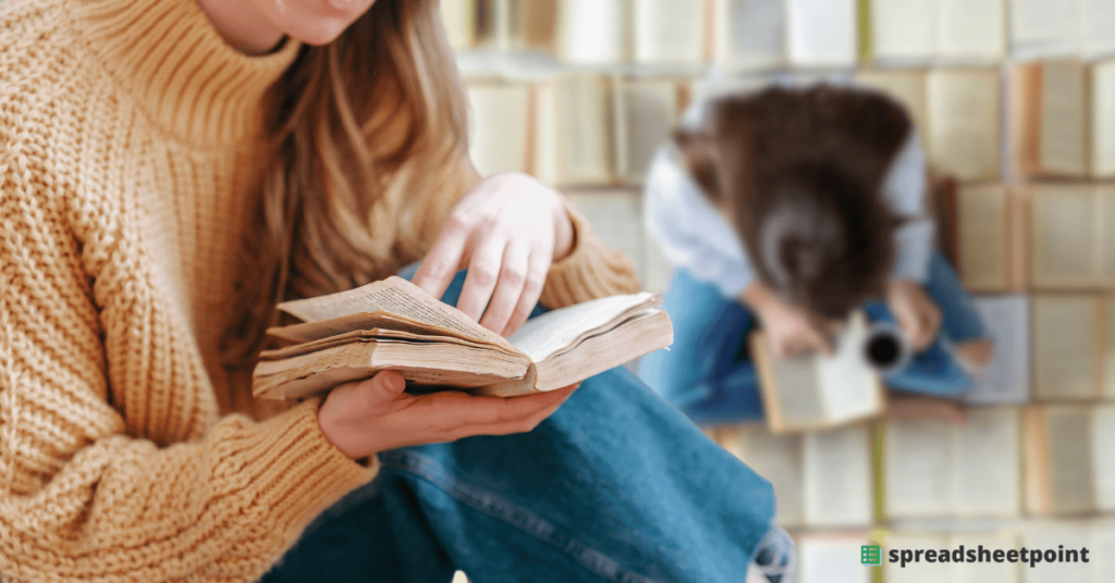 This reading tracker spreadsheet can help you read more books this year.
