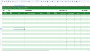 Free Freelancer Income Tracker for Google Sheets (Tax Ready)